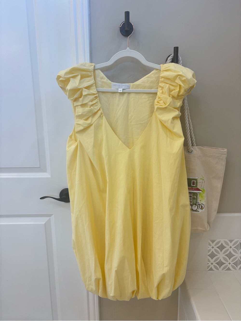 Caroline Constas bubble hem dress